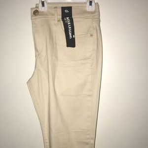 Express ankle legging jeans beige nwt